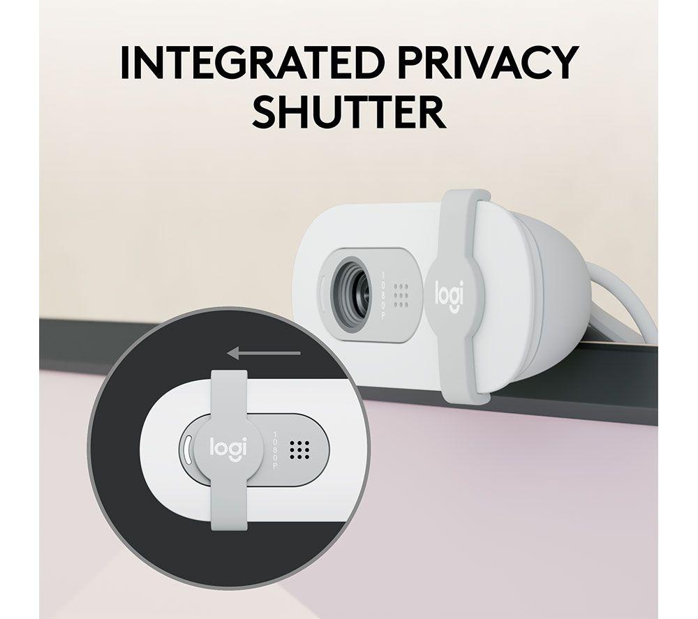 LOGITECH Brio 100 Full HD Webcam - White image number 4 of 9