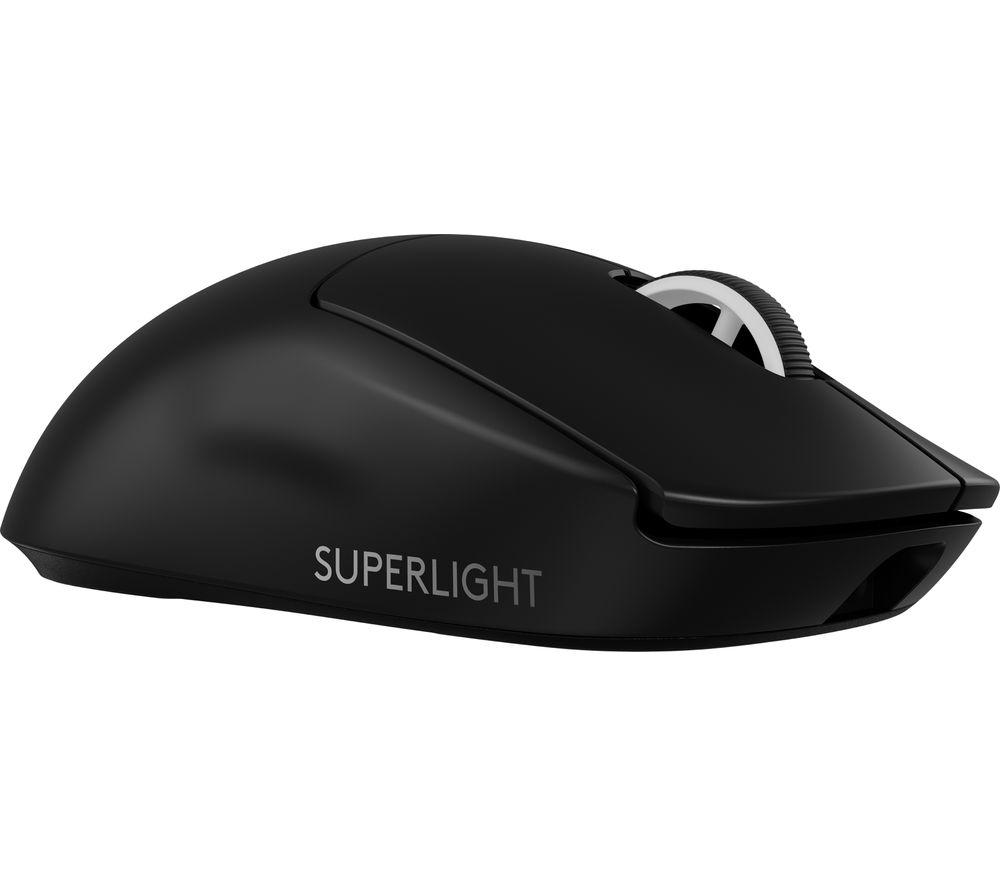 LOGITECH PRO X Superlight 2 Wireless Optical Gaming Mouse - Black, Black