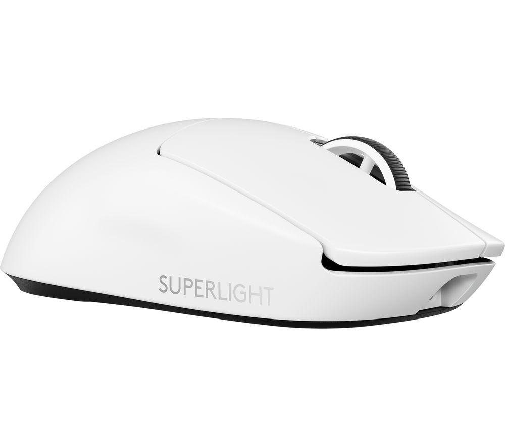 LOGITECH PRO X Superlight 2 Wireless Optical Gaming Mouse - White, White