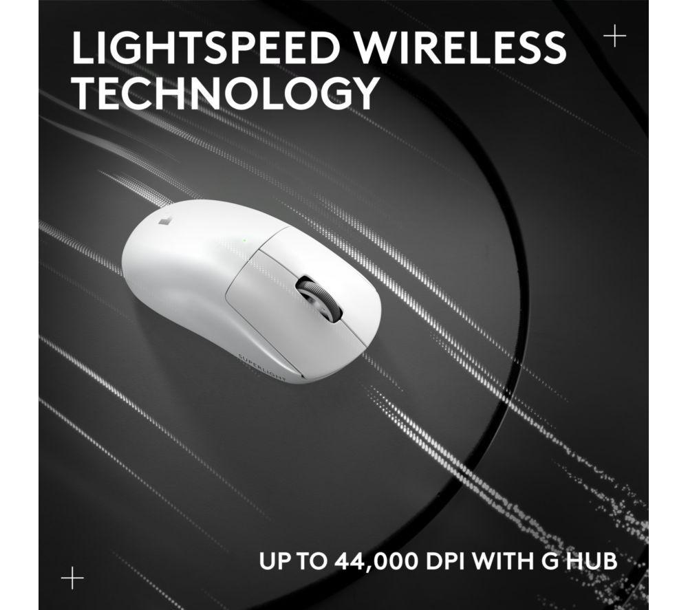 LOGITECH PRO X Superlight 2 Wireless Optical Gaming Mouse - White image number 32 of 36