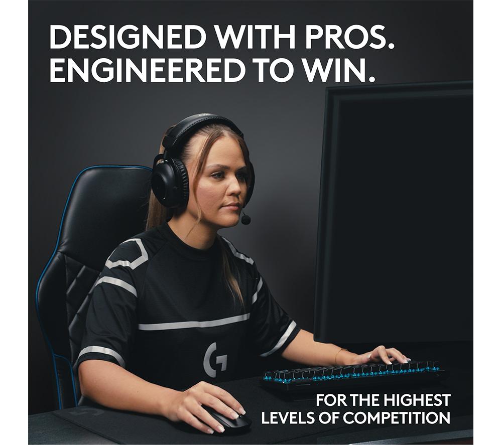 LOGITECH G Pro X TKL LIGHTSPEED Wireless Gaming Keyboard - White image number 9 of 10