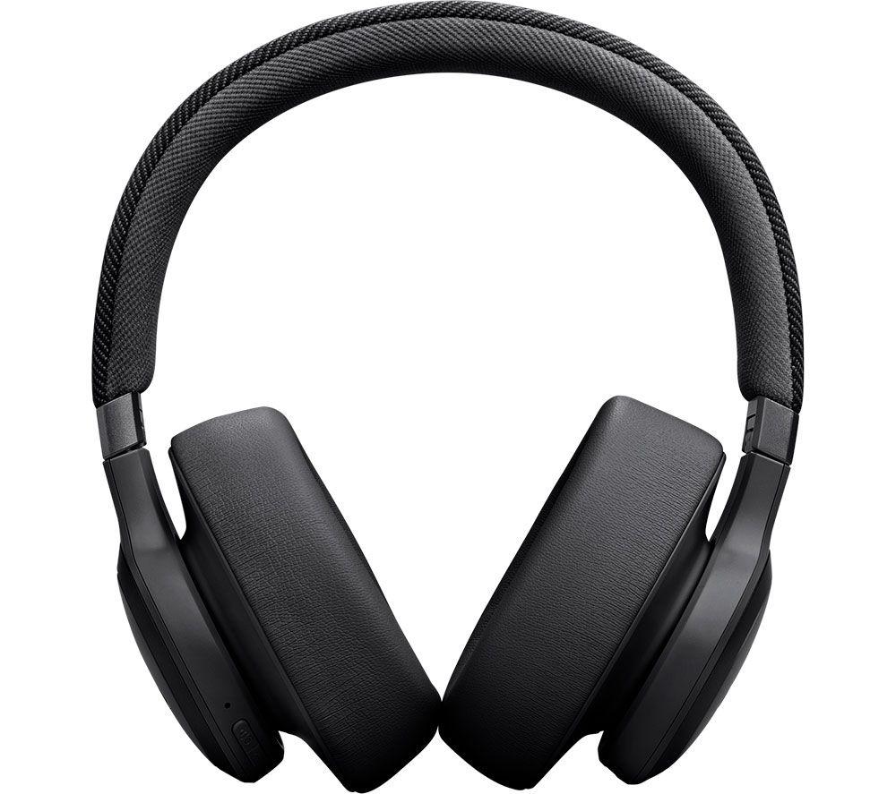 JBL Live 770NC Wireless Bluetooth Noise-Cancelling Headphones - Black image number 5 of 9