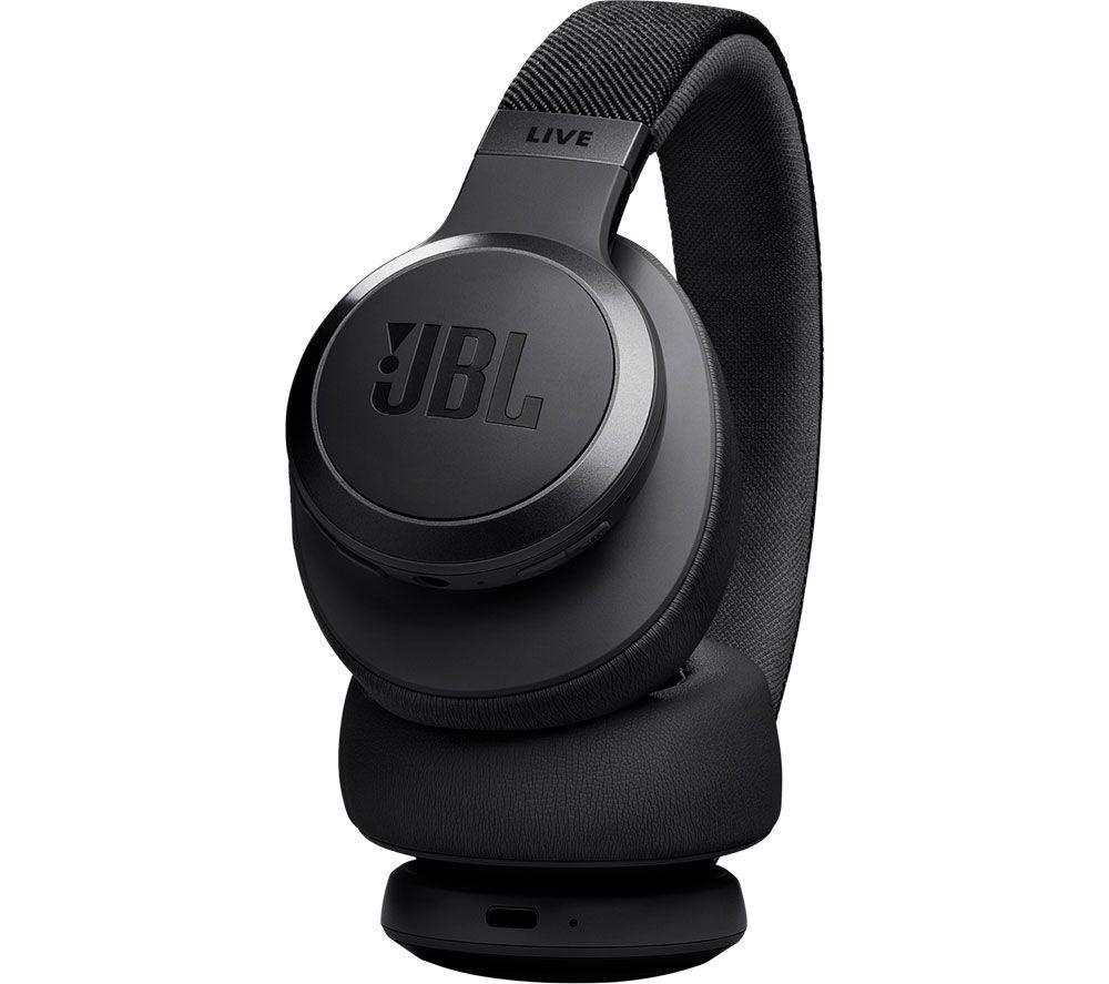 JBL Live 770NC Wireless Bluetooth Noise-Cancelling Headphones - Black image number 7 of 9