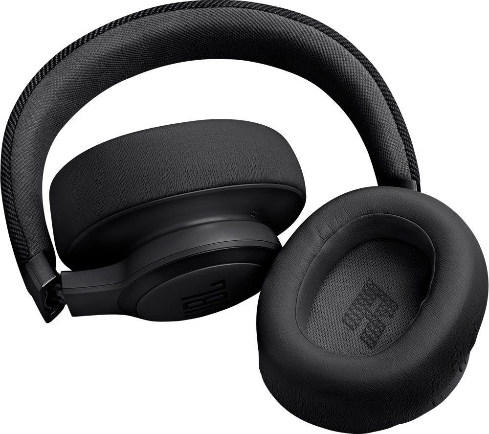 JBL Live 770NC Wireless Bluetooth Noise-Cancelling Headphones - Black image number 8 of 9