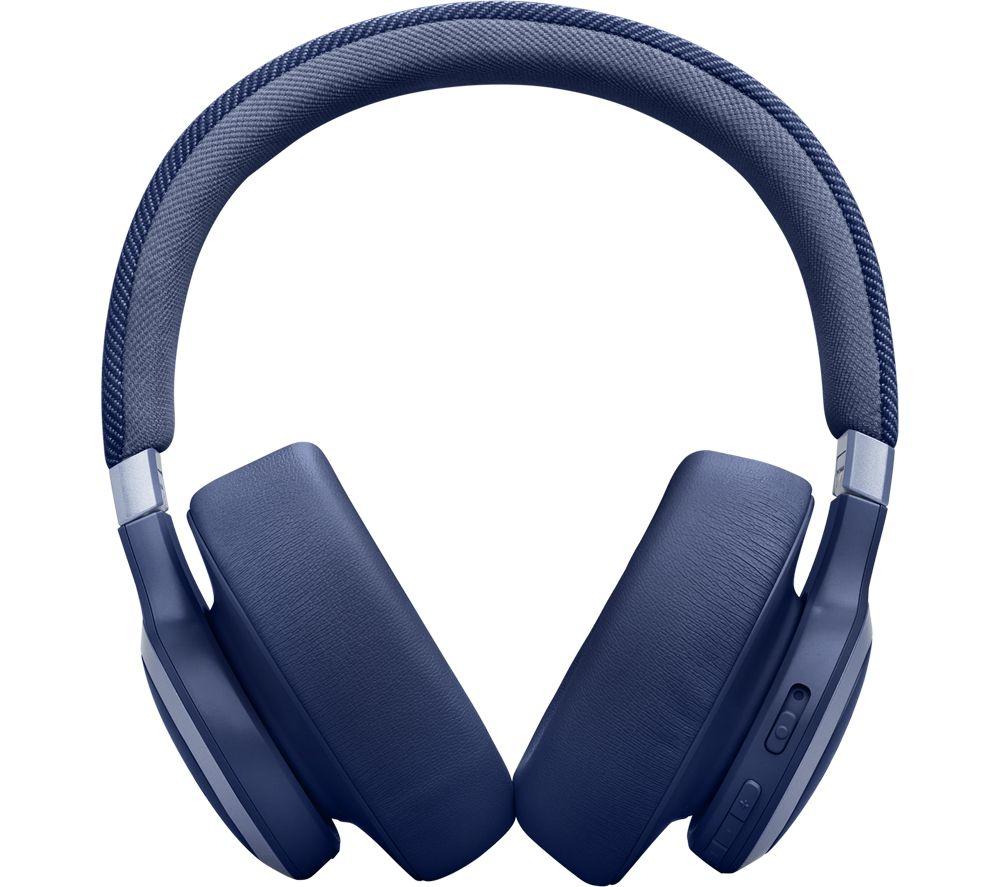 JBL Live 770NC Wireless Bluetooth Noise-Cancelling Headphones - Blue image number 2 of 10