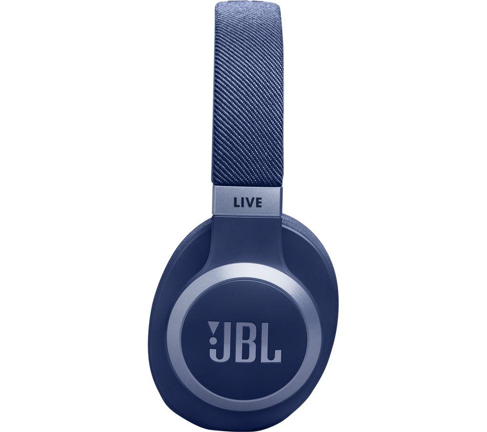 JBL Live 770NC Wireless Bluetooth Noise-Cancelling Headphones - Blue image number 3 of 10