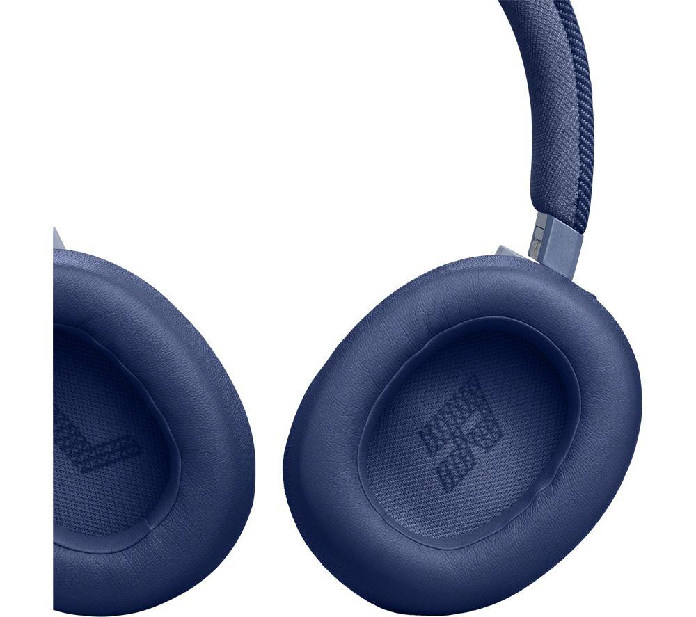 JBL Live 770NC Wireless Bluetooth Noise-Cancelling Headphones - Blue image number 7 of 10