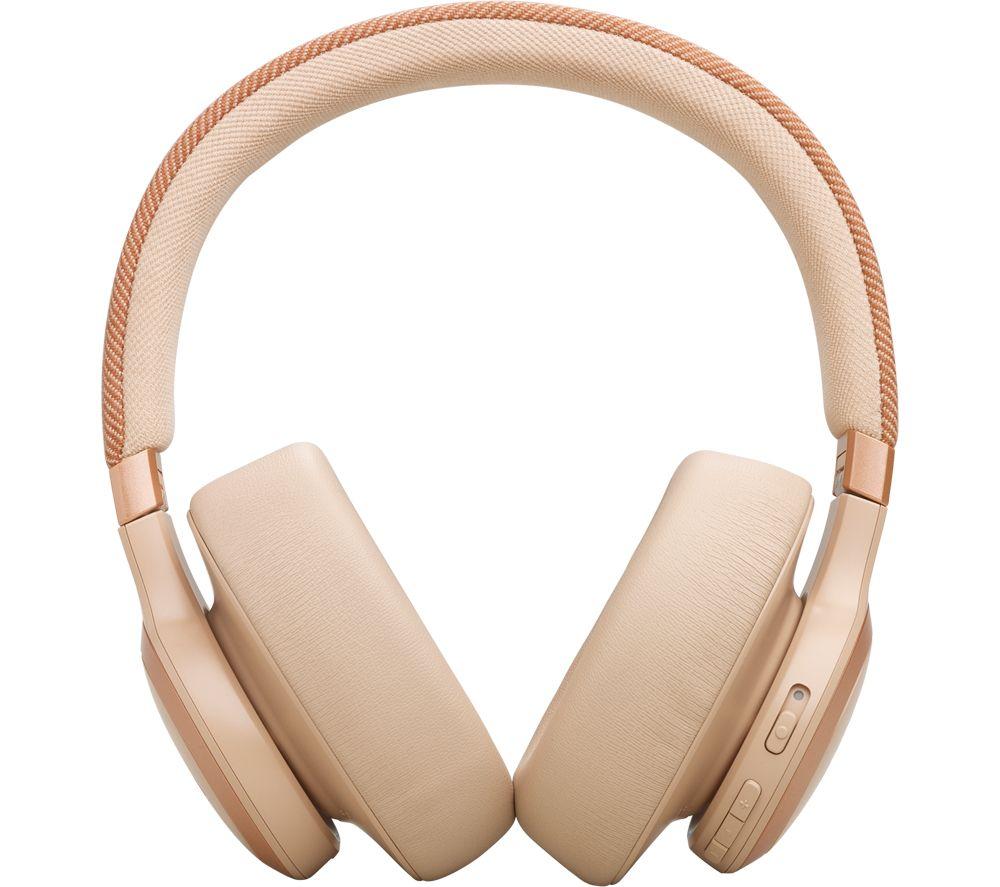 JBL Live 770NC Wireless Bluetooth Noise-Cancelling Headphones - Sand image number 2 of 10