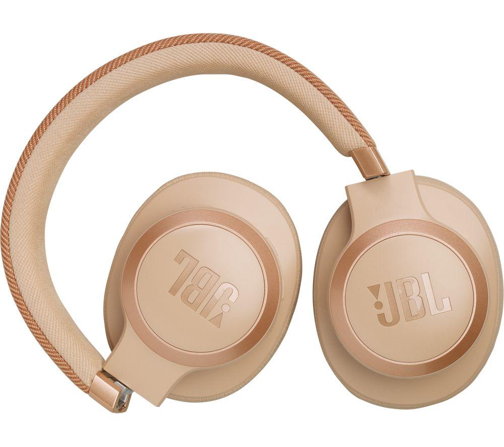 JBL Live 770NC Wireless Bluetooth Noise-Cancelling Headphones - Sand image number 6 of 10