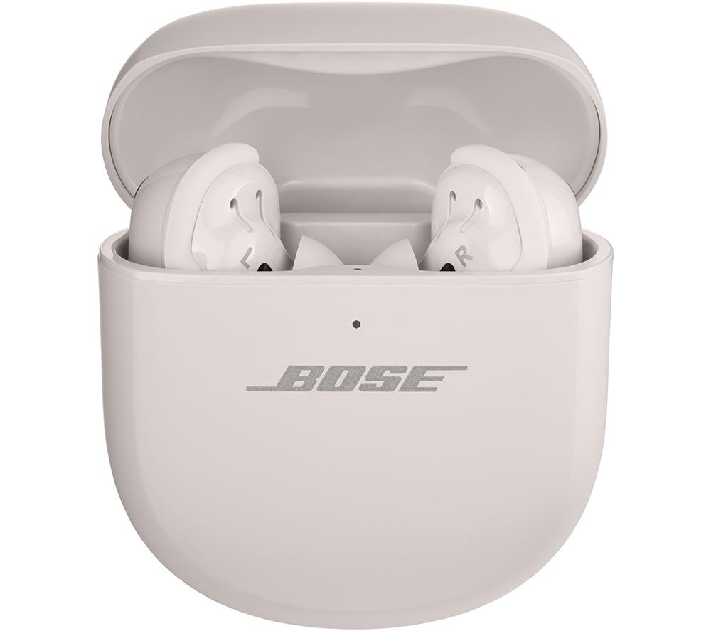 BOSE QuietComfort Ultra Wireless Bluetooth Noise-Cancelling Earbuds - White  Smoke