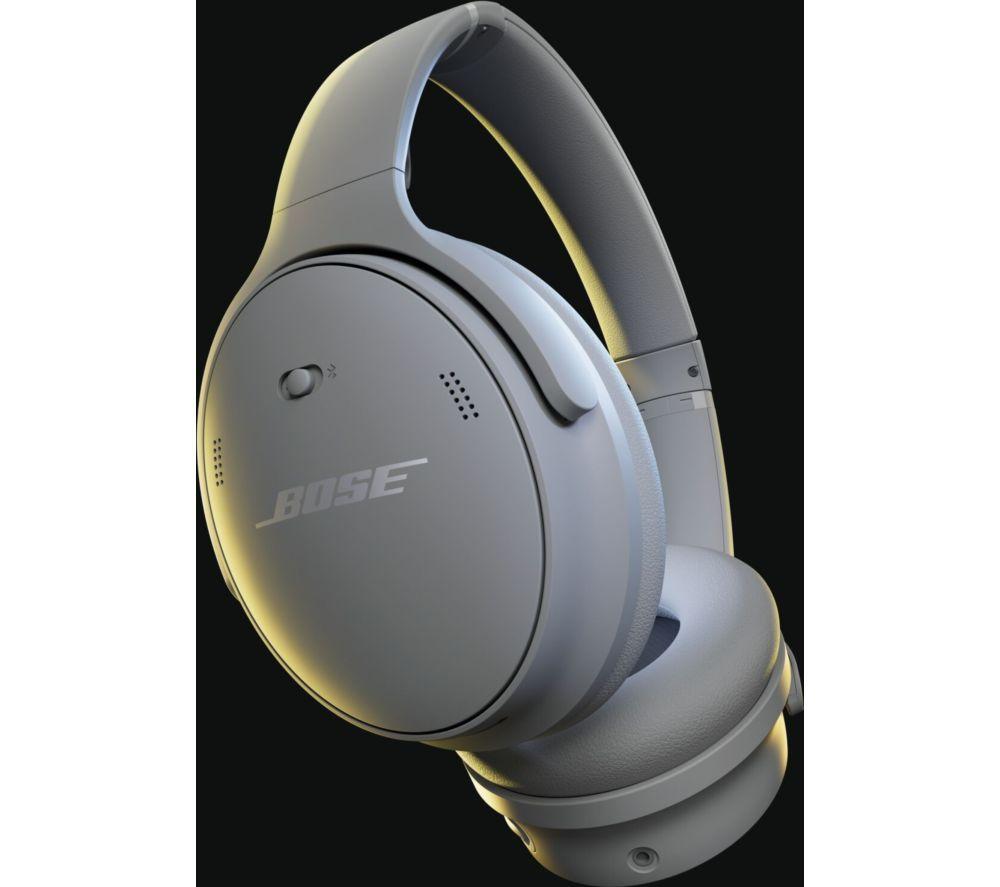 BOSE QuietComfort Wireless Bluetooth Noise-Cancelling Headphones - Moonlight Grey image number 6 of 7