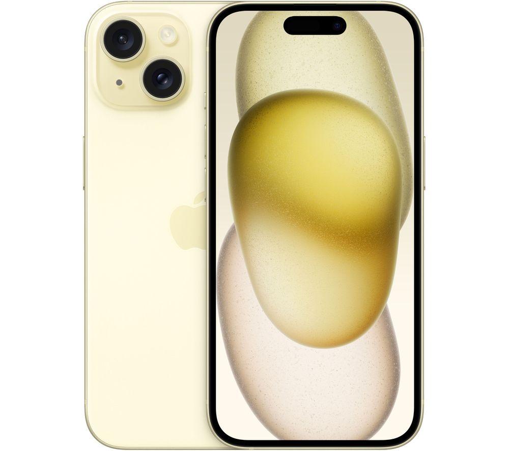 APPLE iPhone 15 - 128 GB, Yellow, Yellow