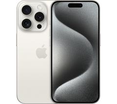 APPLE iPhone 15 Pro - 256 GB, White Titanium