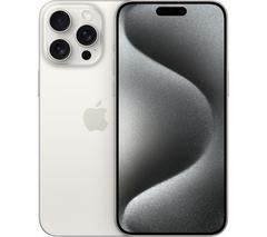 APPLE iPhone 15 Pro Max - 256 GB, White Titanium
