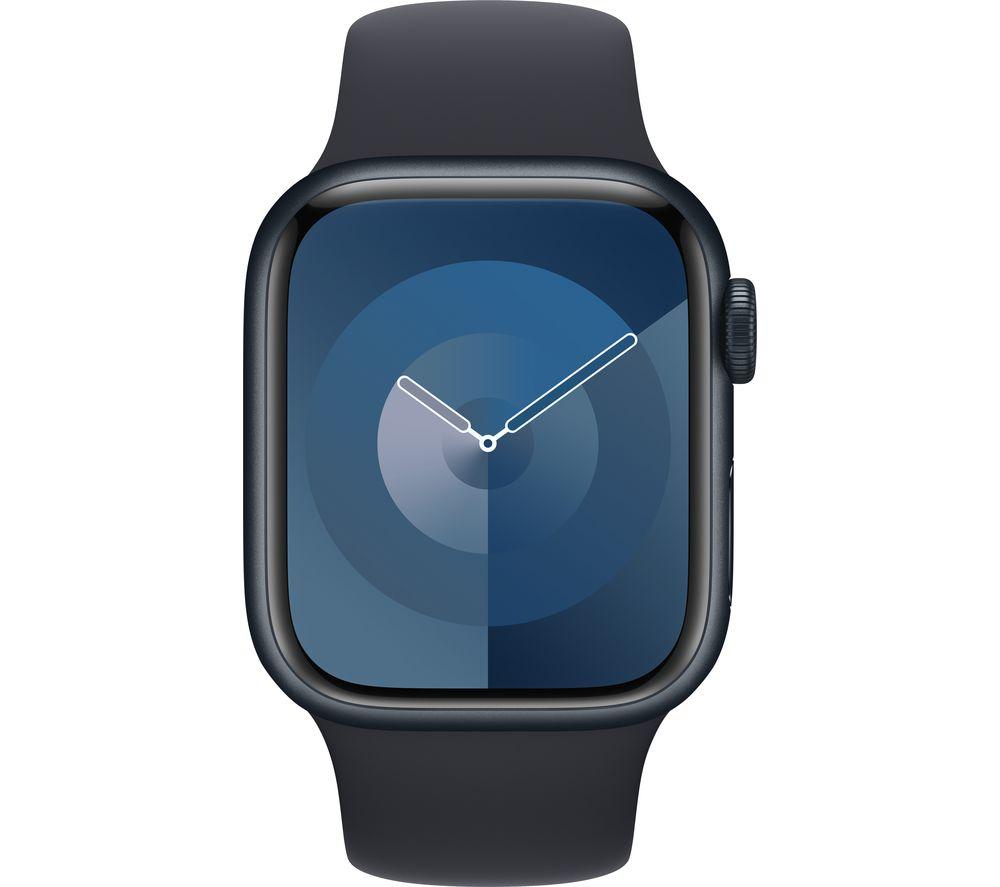 APPLE Watch Series 9 - 41 mm Midnight Aluminium Case with Midnight Sport Band, M/L - image 2