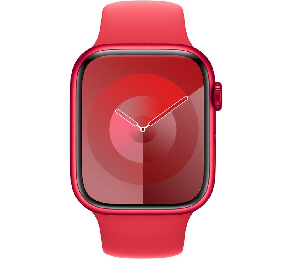 APPLE Watch Series&nbsp;9 Cellular - 45 mm (PRODUCT)RED Aluminium Case with (PRODUCT)RED Sport Band, M/L image number 2 of 2