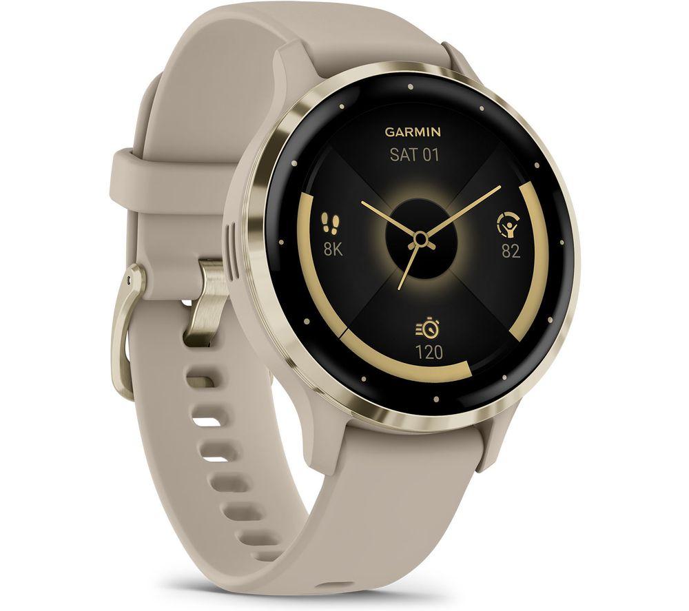 GARMIN Venu 3S - Soft Gold & French Grey, Silver/Grey,Gold