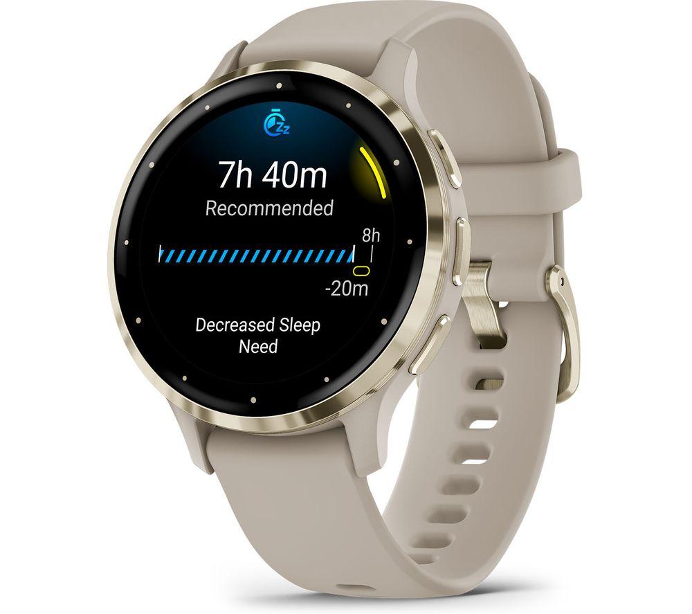 GARMIN Venu 3S - Soft Gold & French Grey - image 4