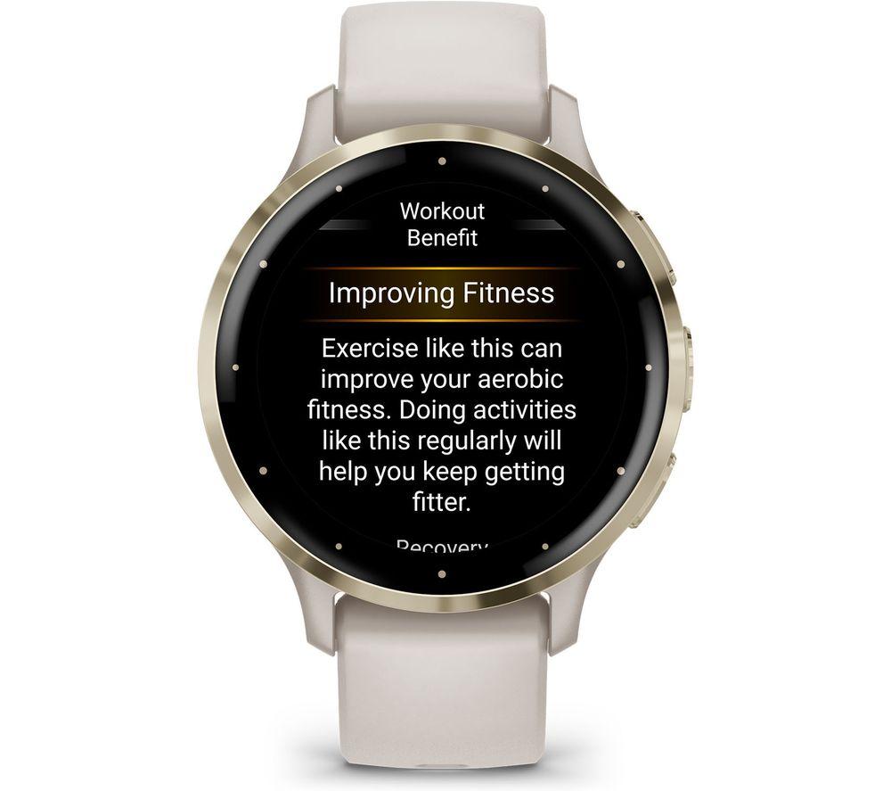 GARMIN Venu 3S - Soft Gold & Ivory image number 6 of 11