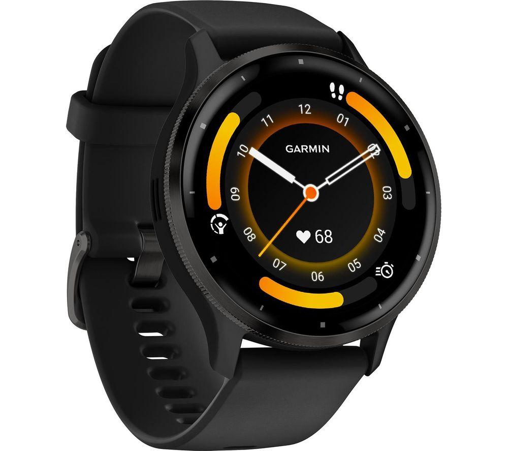 GARMIN Venu 3 - Slate & Black, Black