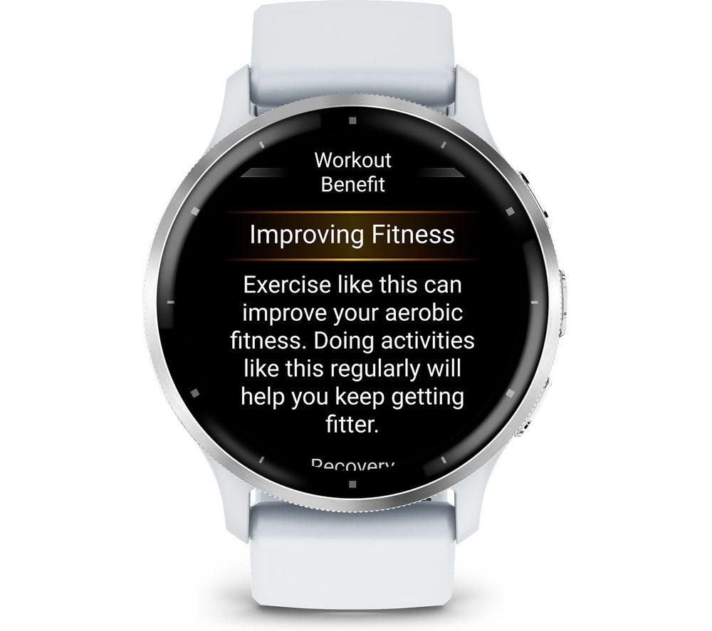 GARMIN Venu 3 - Silver & Whitestone image number 6 of 11
