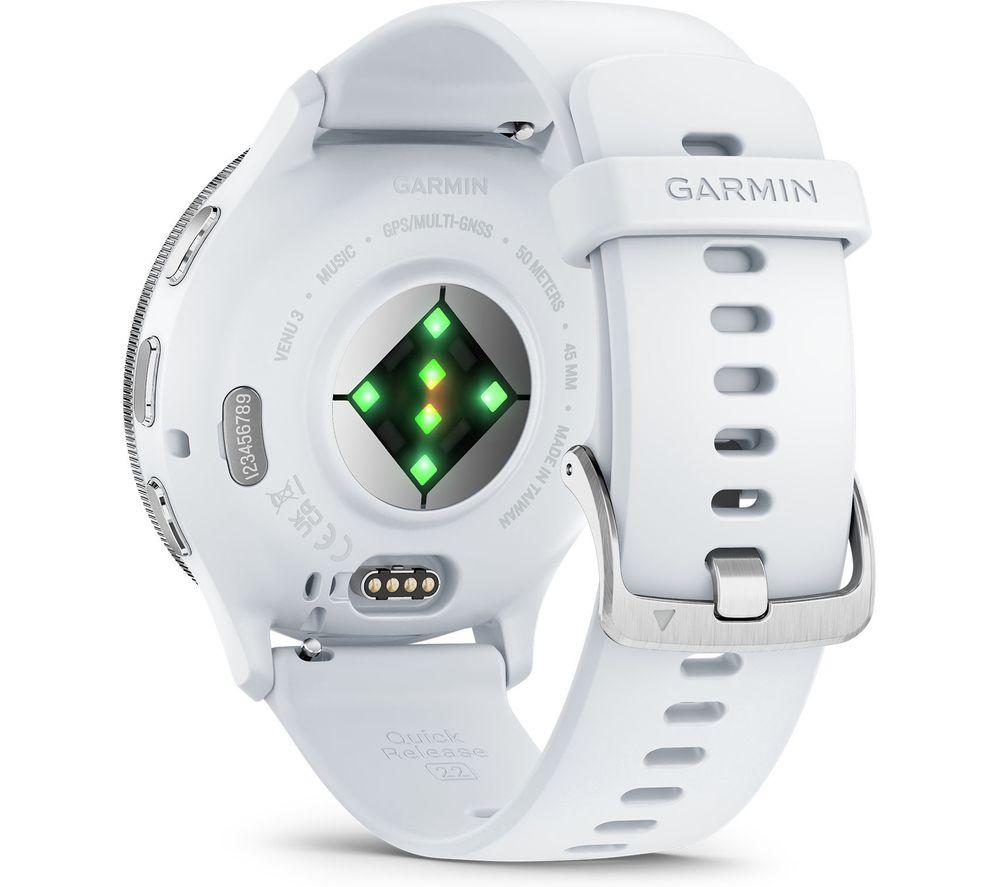 GARMIN Venu 3 - Silver & Whitestone image number 7 of 11