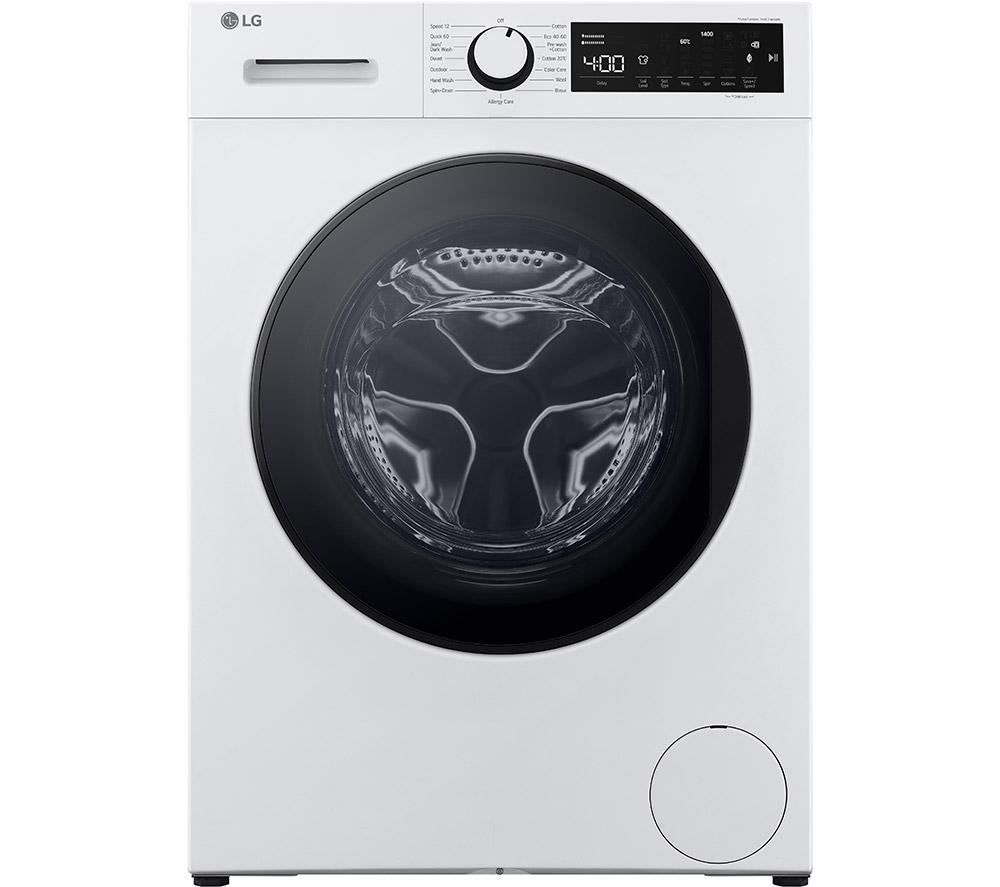 LG Steam F4T209WSE 9 kg 1400 Spin Washing Machine - White, White