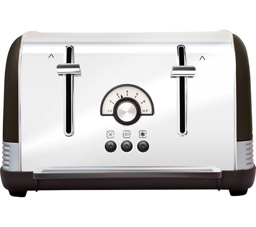 MORPHY RICHARDS Venture Retro 240334 4-Slice Toaster - Onyx image number 2 of 5