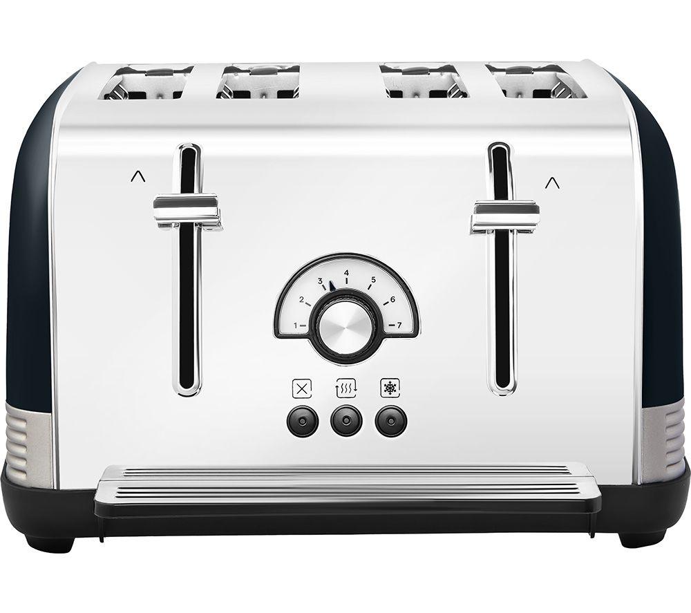 MORPHY RICHARDS Venture Retro 240334 4-Slice Toaster - Onyx image number 3 of 5