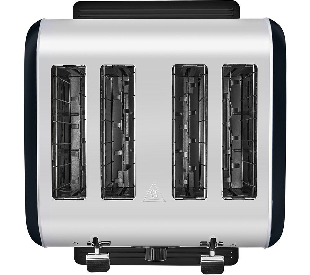 MORPHY RICHARDS Venture Retro 240334 4-Slice Toaster - Onyx image number 4 of 5