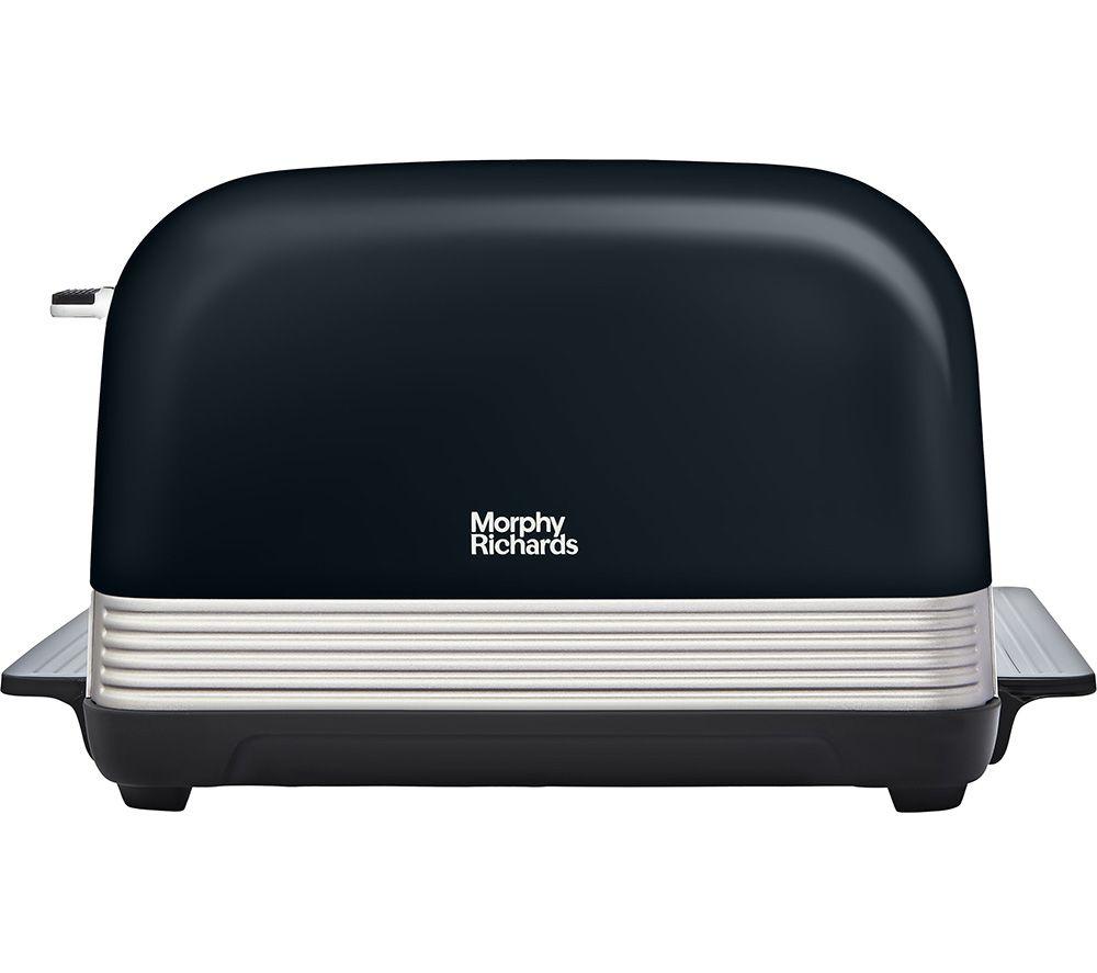 MORPHY RICHARDS Venture Retro 240334 4-Slice Toaster - Onyx image number 5 of 5