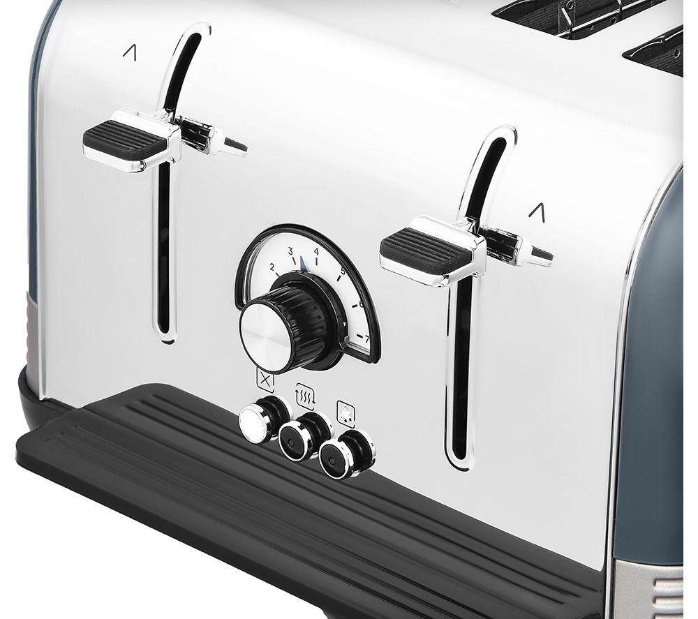 MORPHY RICHARDS Venture Retro 240335 4-Slice Toaster - Basalt image number 4 of 8