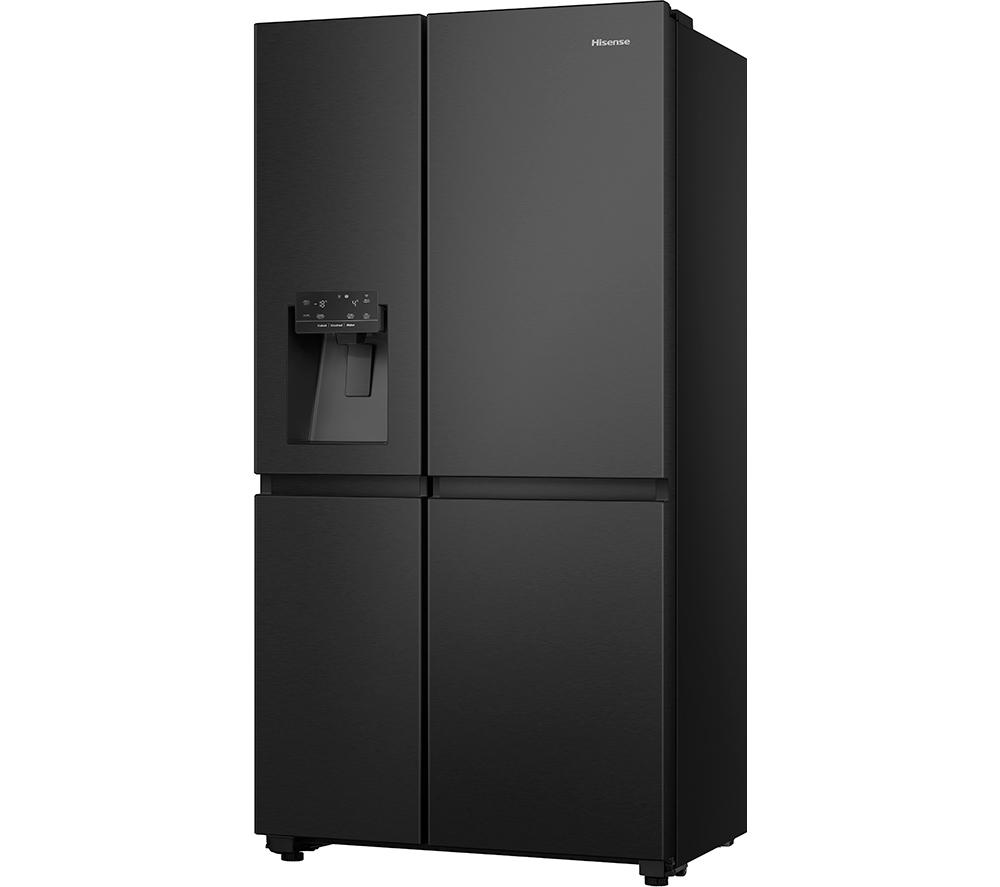 HISENSE PureFlat Infinite RS818N4IFE American-Style Smart Fridge Freezer - Black Stainless Steel image number 12 of 13