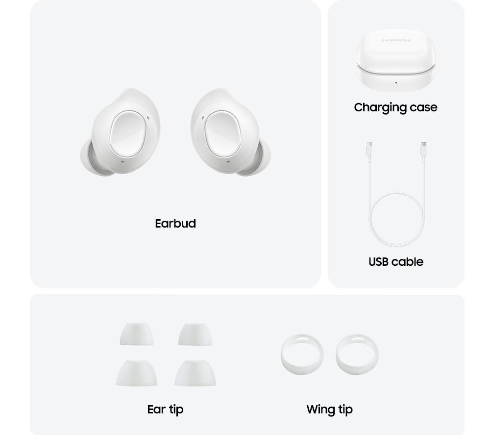 Galaxy discount earbuds white