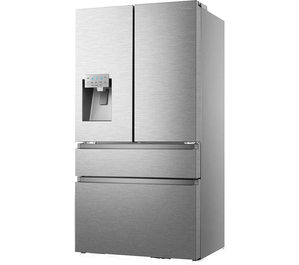 HISENSE PureFlat RF728N4SASE Smart Fridge Freezer - Stainless Steel image number 4 of 8