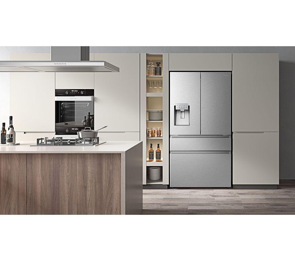 HISENSE PureFlat RF728N4SASE Smart Fridge Freezer - Stainless Steel image number 5 of 8