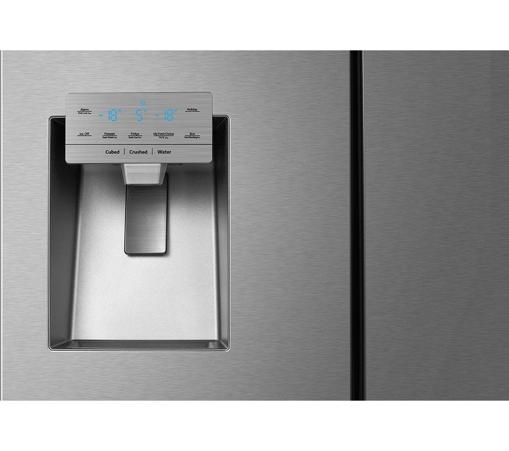 HISENSE PureFlat RF728N4SASE Smart Fridge Freezer - Stainless Steel image number 7 of 8
