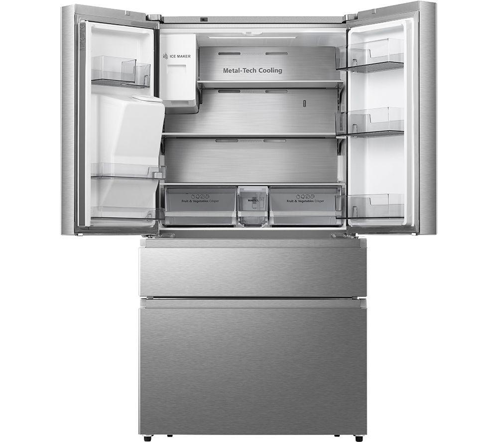 HISENSE PureFlat RF728N4SASE Smart Fridge Freezer - Stainless Steel image number 8 of 8