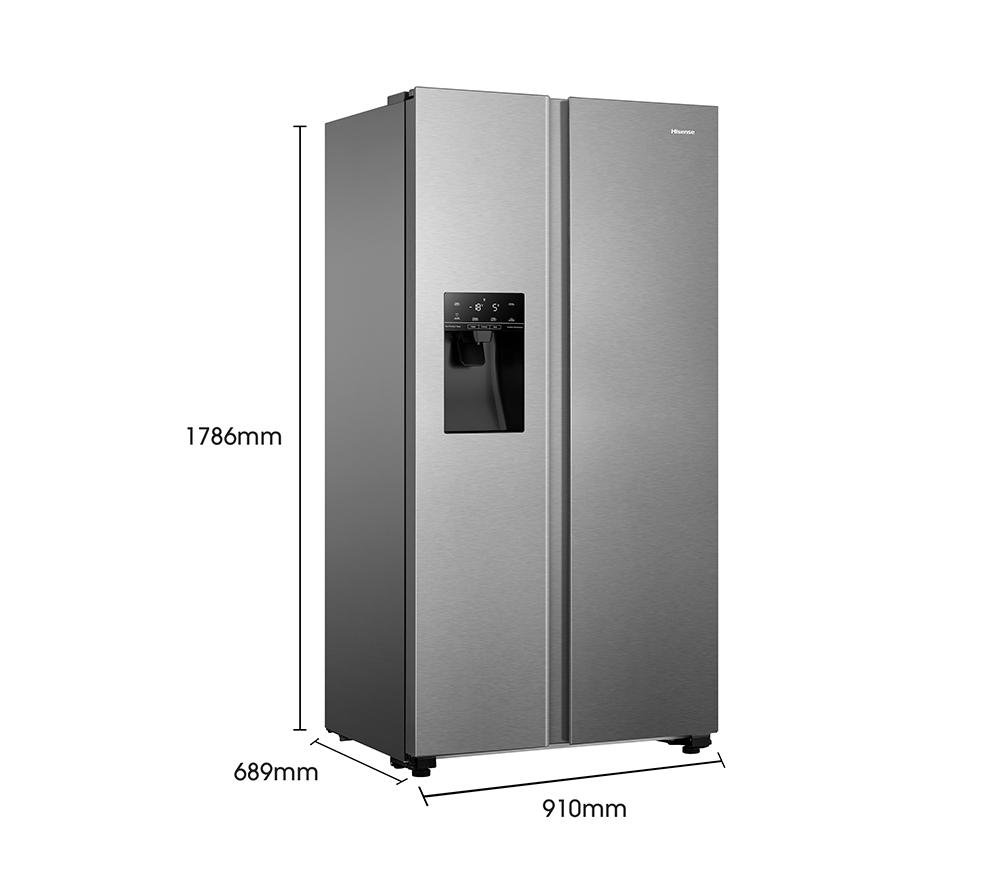 HISENSE PureFlat RS694N4TIE American-Style Fridge Freezer - Stainless Steel image number 10 of 14