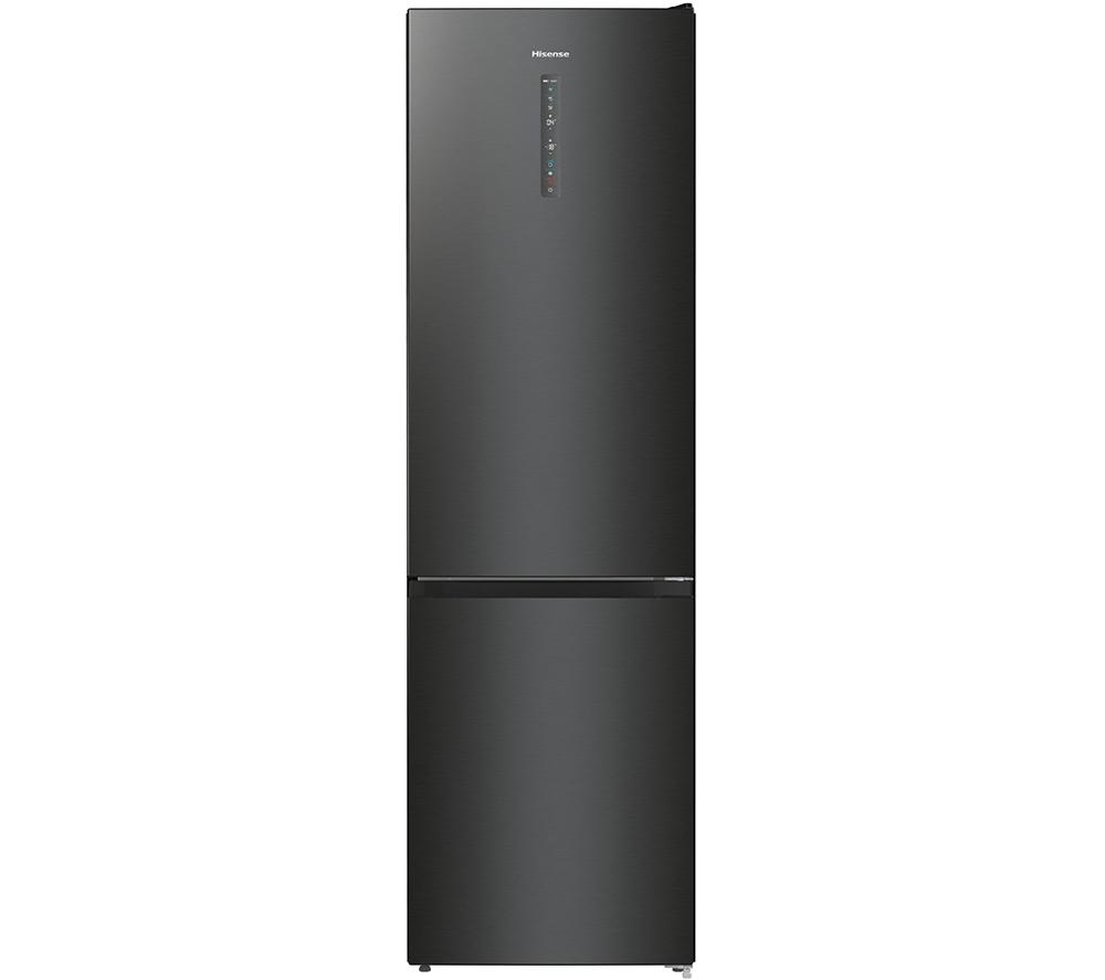 HISENSE RB470N4SFCUK 60/40 Fridge Freezer - Black, Black