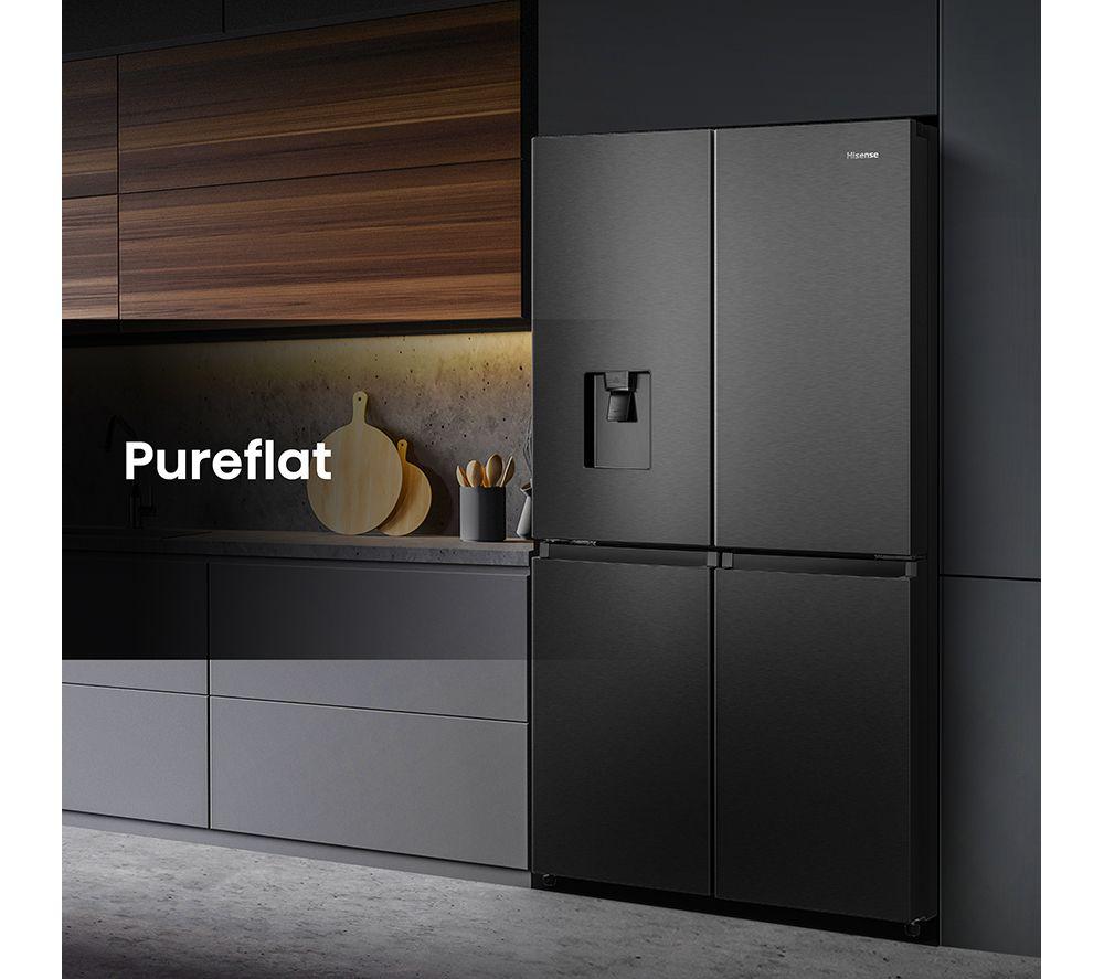 HISENSE PureFlat RQ758N4SWFE Smart Fridge Freezer - Black Stainless Steel image number 15 of 15