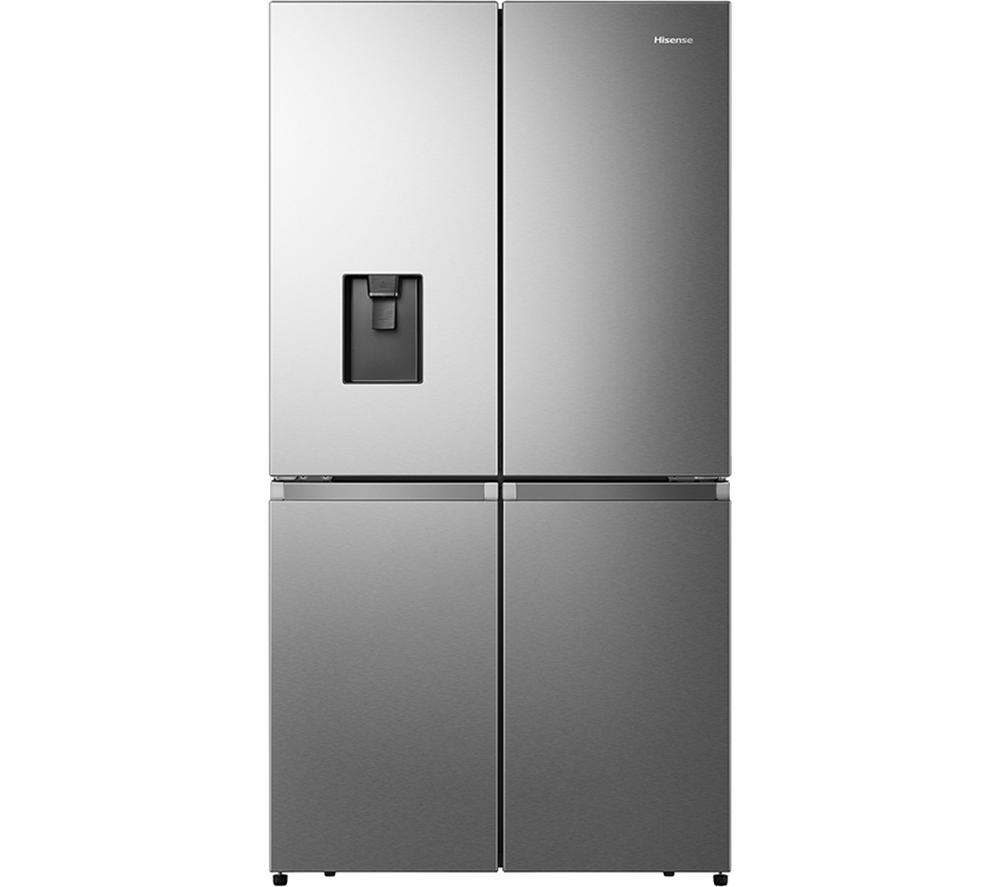 HISENSE PureFlat RQ758N4SWSE Smart Fridge Freezer – Stainless Steel, Stainless Steel