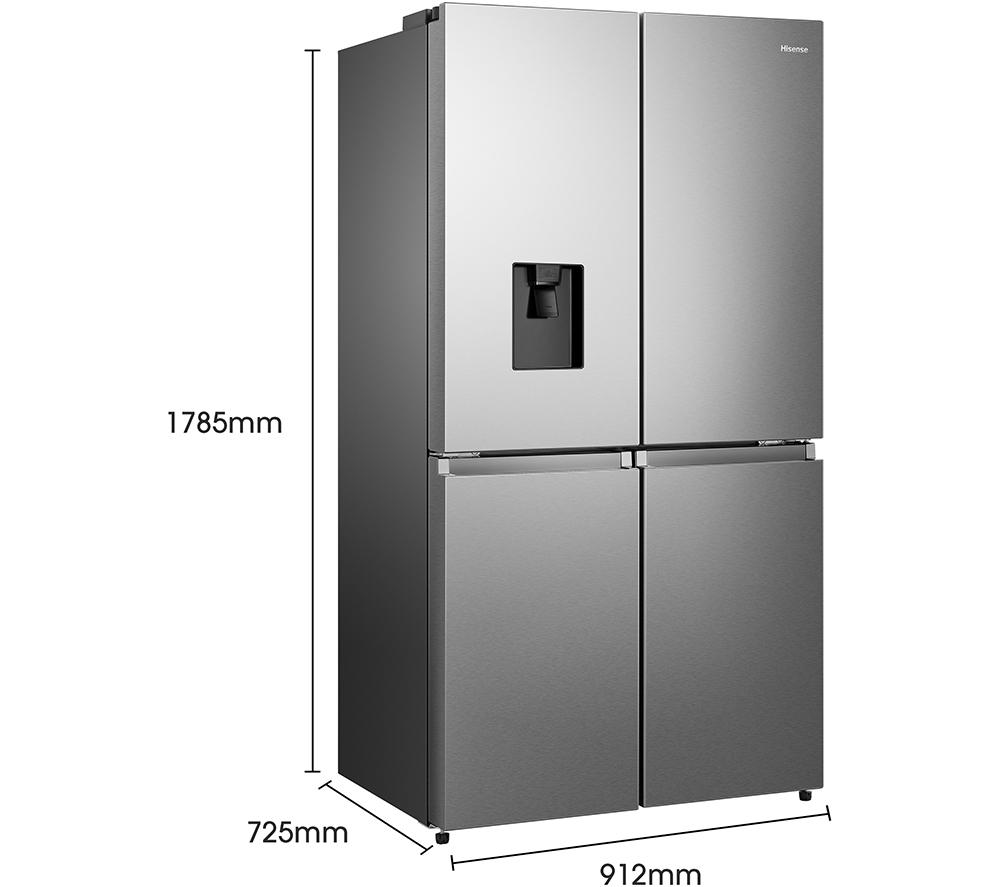 HISENSE PureFlat RQ758N4SWSE Smart Fridge Freezer - Stainless Steel image number 11 of 16