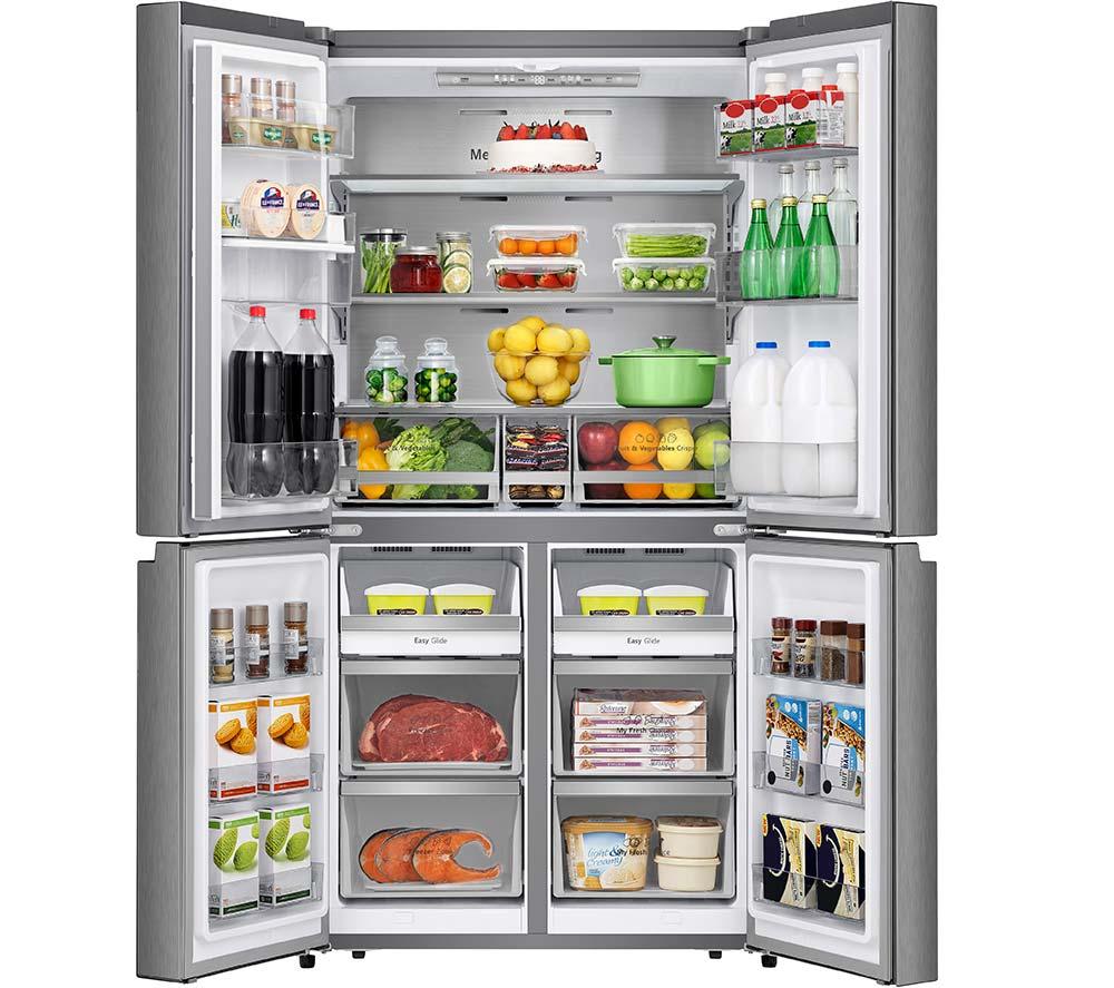 HISENSE PureFlat RQ758N4SWSE Smart Fridge Freezer - Stainless Steel image number 12 of 16