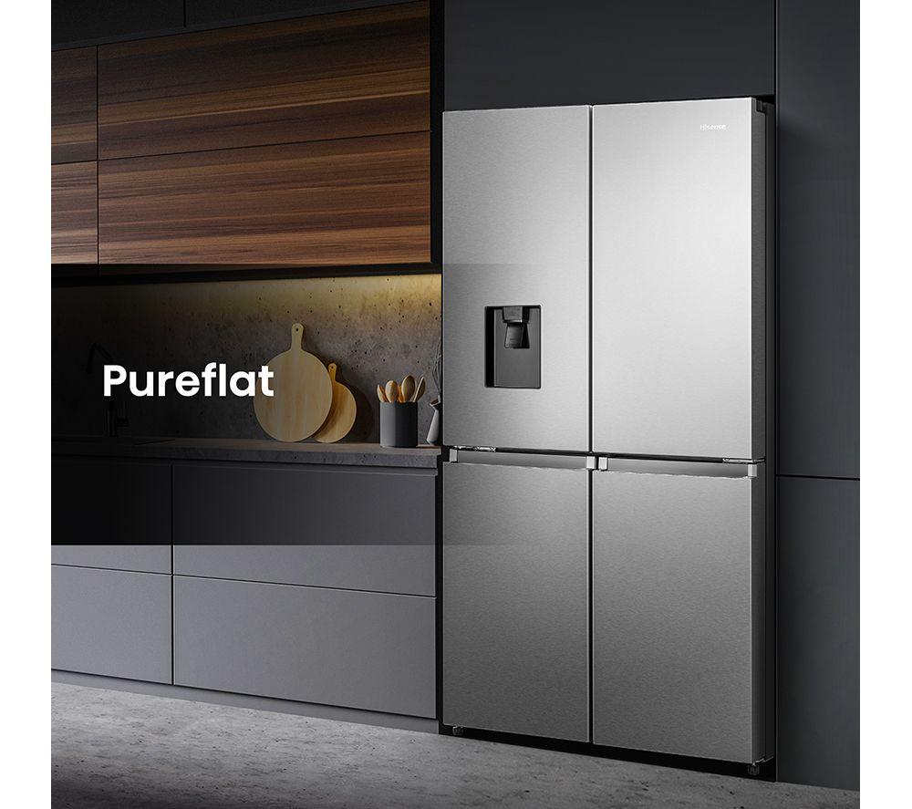 HISENSE PureFlat RQ758N4SWSE Smart Fridge Freezer - Stainless Steel image number 16 of 16