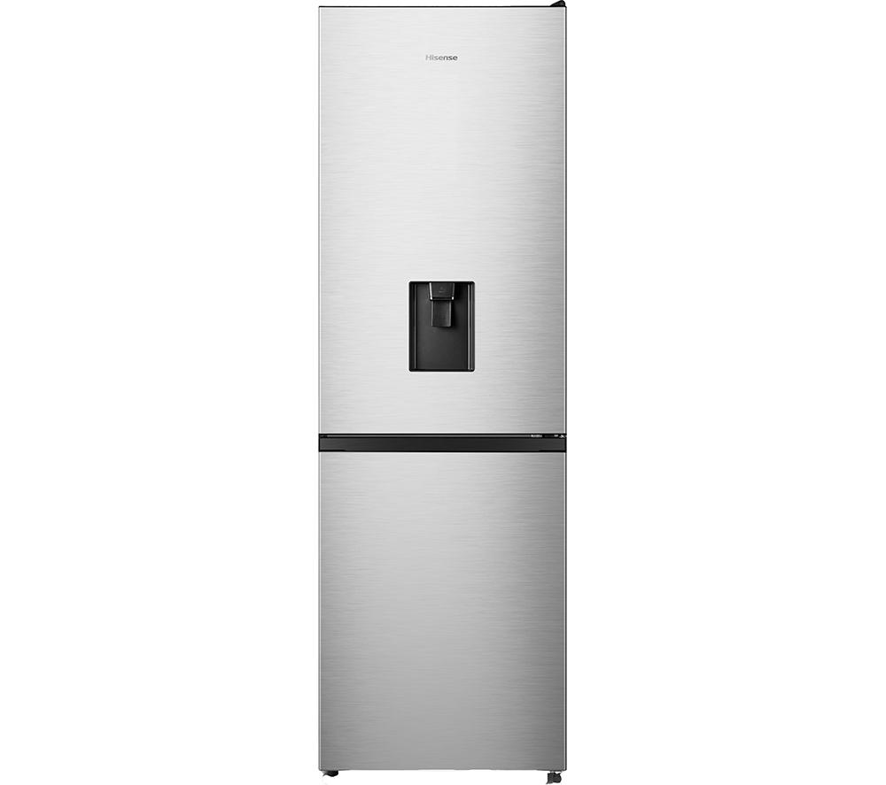 HISENSE RB390N4WCE 60/40 Fridge Freezer - Stainless Steel, Stainless Steel