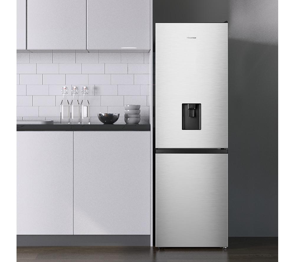 HISENSE RB390N4WCE 60/40 Fridge Freezer - Stainless Steel image number 2 of 16