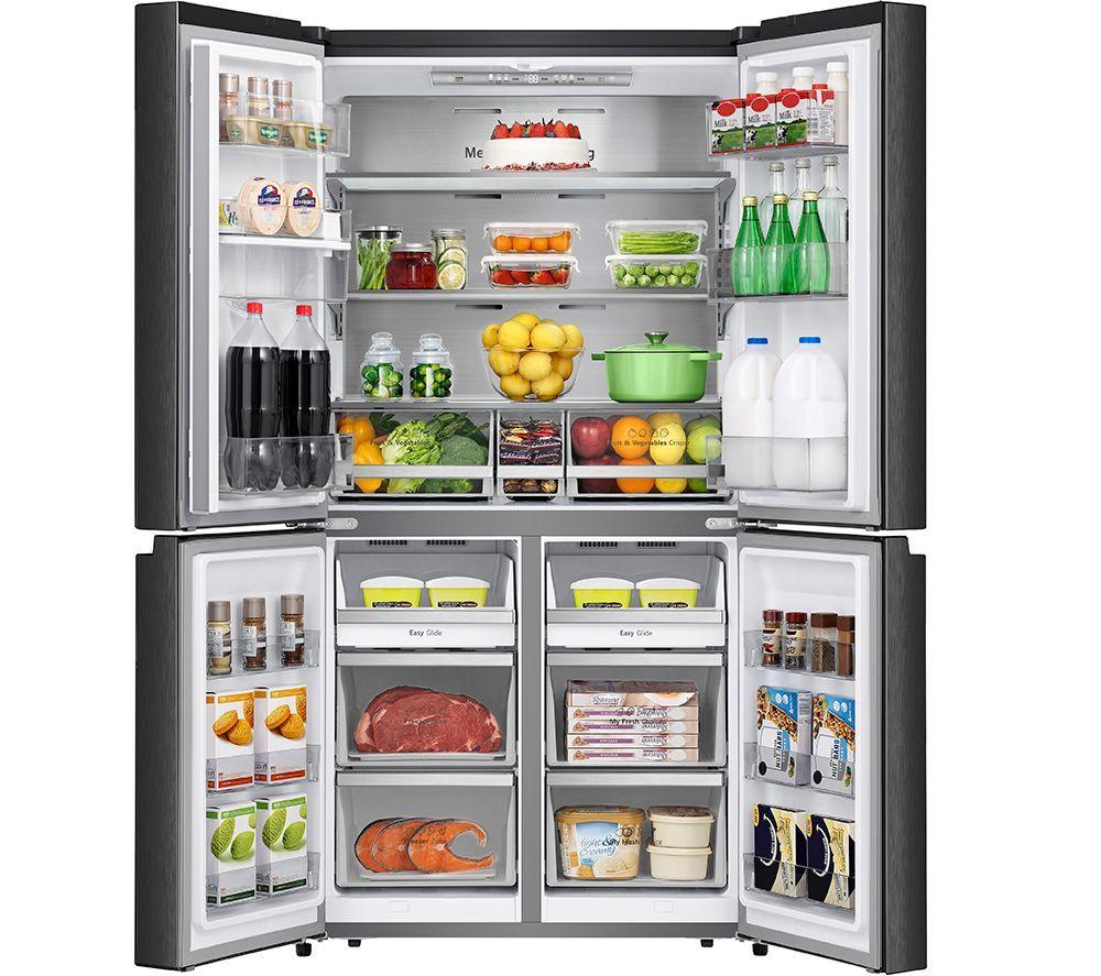 HISENSE PureFlat RQ758N4SWFE Smart Fridge Freezer - Black Stainless Steel image number 2 of 10