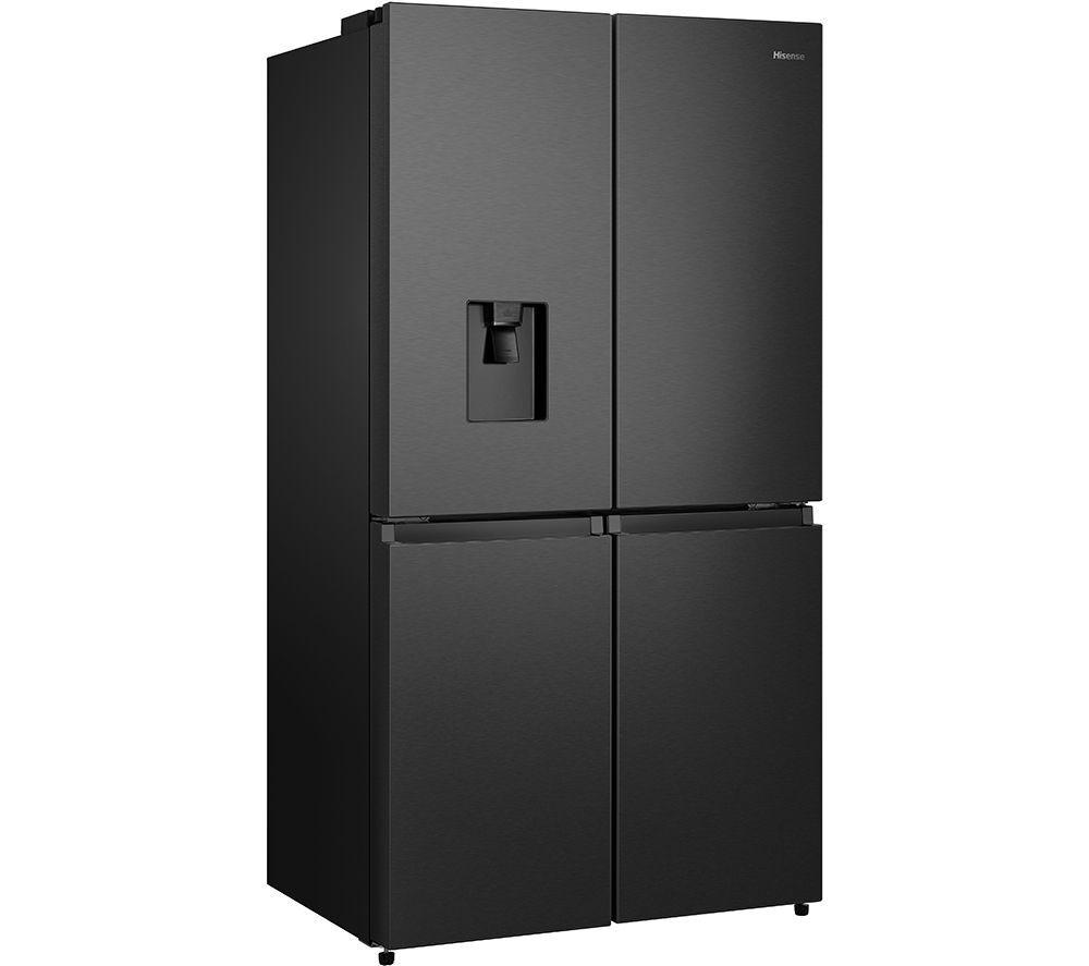 HISENSE PureFlat RQ758N4SWFE Smart Fridge Freezer - Black Stainless Steel image number 4 of 10