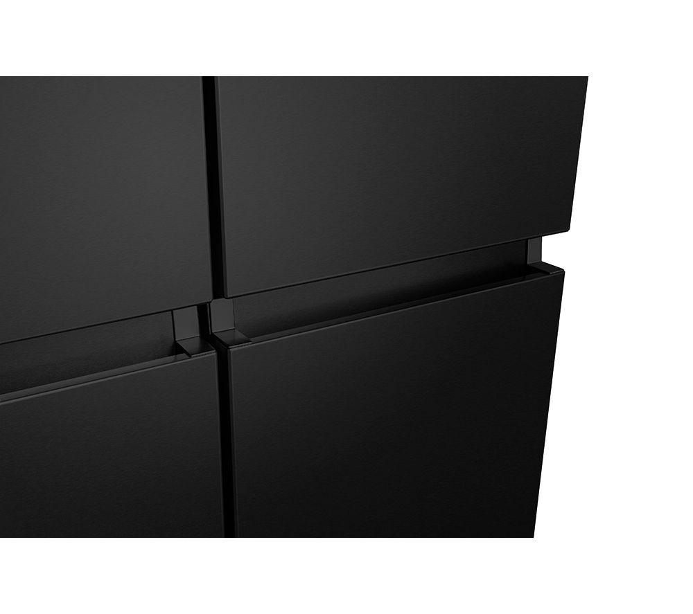 HISENSE PureFlat RQ758N4SWFE Smart Fridge Freezer - Black Stainless Steel image number 7 of 10